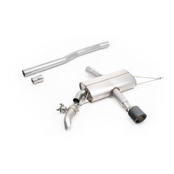 Ligne d'échappement FAP-Back inox MILLTEK pour MINI Cooper JCW F66 231Ch 2.0T (2024+) Embouts Carbone