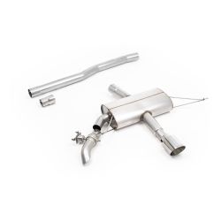 Ligne d'échappement FAP-Back inox MILLTEK pour MINI Cooper JCW F66 231Ch 2.0T (2024+) Embouts Chrome