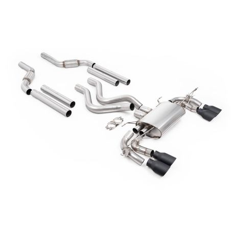 Ligne d'échappement FAP Back inox MILLTEK pour Land Rover Defender OCTA 110 P635 4.4 V8 (2025+) Embouts Noir Ligne d'échappement FAP Back inox MILLTEK pour Land Rover Defender OCTA 110 P635 4.4 V8 (2025+) Embouts Noir