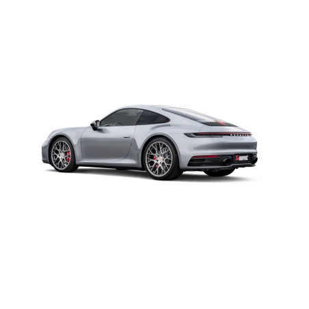 Silencieux d'échappement RACE AKRAPOVIC pour Porsche 992.1 Carrera / S / 4 / 4S + Cabriolet FAP (2019+)