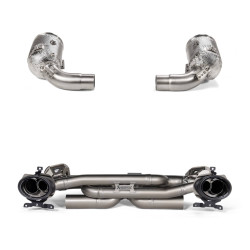 Ligne d'échappement AKRAPOVIC Porsche 992.1 Carrera / S / 4 / 4S + Cabriolet FAP (2019+)