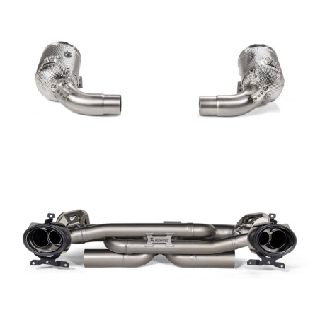 Ligne d'échappement AKRAPOVIC Porsche 992.1 Carrera / S / 4 / 4S + Cabriolet FAP (2019+)