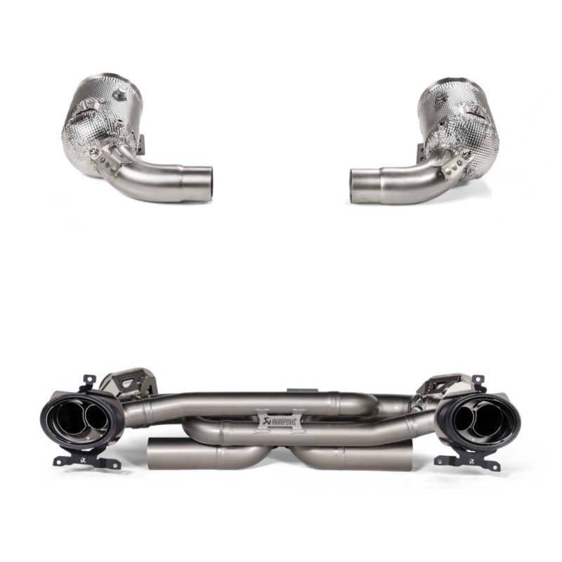 Ligne d'échappement AKRAPOVIC Porsche 992.1 Carrera / S / 4 / 4S + Cabriolet FAP (2019+)