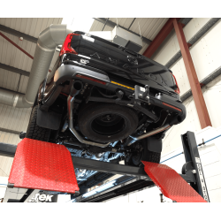 Silencieux d'échappement inox MILLTEK pour FORD Ranger 3.0 V6 TDCI T9 240ch Diesel (2023+)(look Raptor) Embout Noir