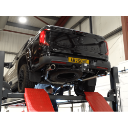 Silencieux d'échappement inox MILLTEK pour FORD Ranger 3.0 V6 TDCI T9 240ch Diesel (2023+)(look Raptor) Embout Chrome