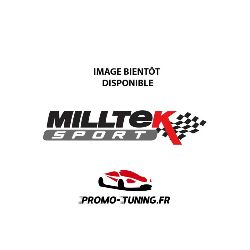 Silencieux d'échappement inox MILLTEK pour FORD Ranger 2.3 Ecoboost PHEV Turbo T9 281Ch (2025+)(look Raptor) Embout Noir