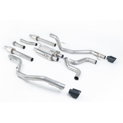 Ligne d'échappement Catback inox MILLTEK Ford F150 Raptor 3.5 V6 EcoBoost Supercab (2018-2020) Embout Chrome