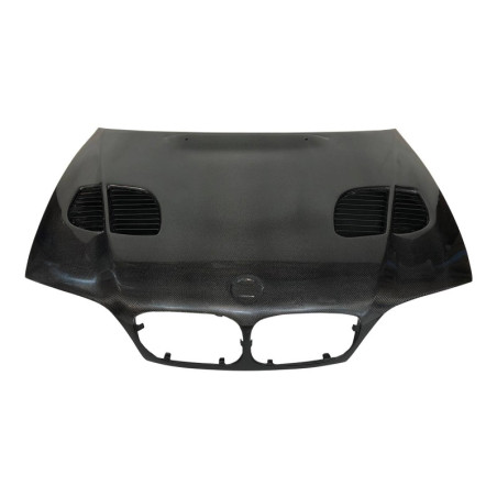 Capot Carbone Look M3 GTR pour BMW E46 2Portes (2002-2006)