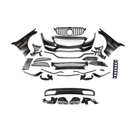 Kit Carrosserie Mercedes W205 2014-2018 Berline Look AMG C63
