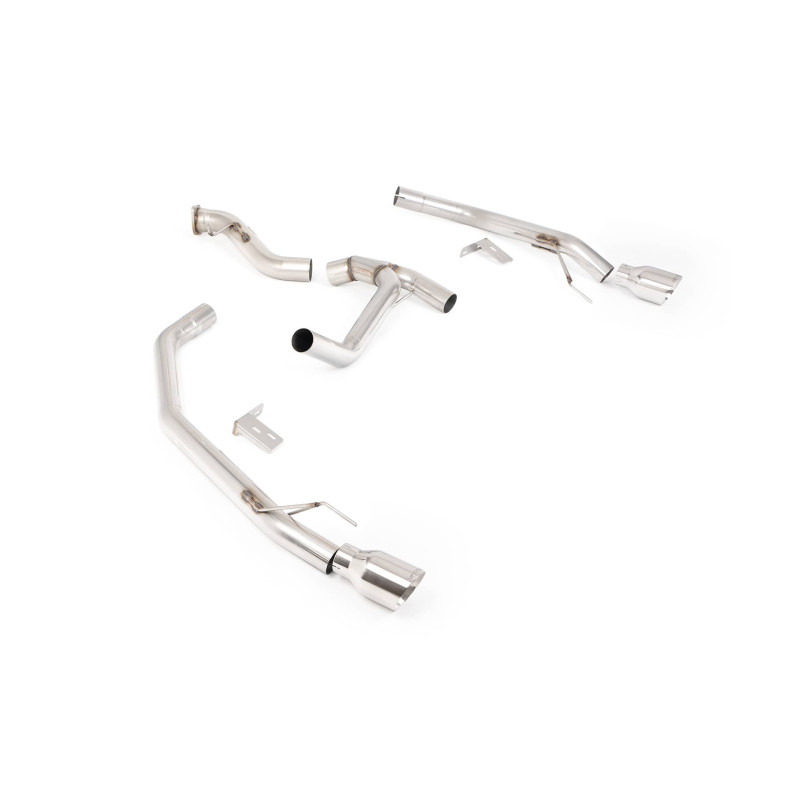 Silencieux d'échappement inox MILLTEK pour VW AMAROK 3.0 V6 240ch TDI (2024+) Embout Chrome