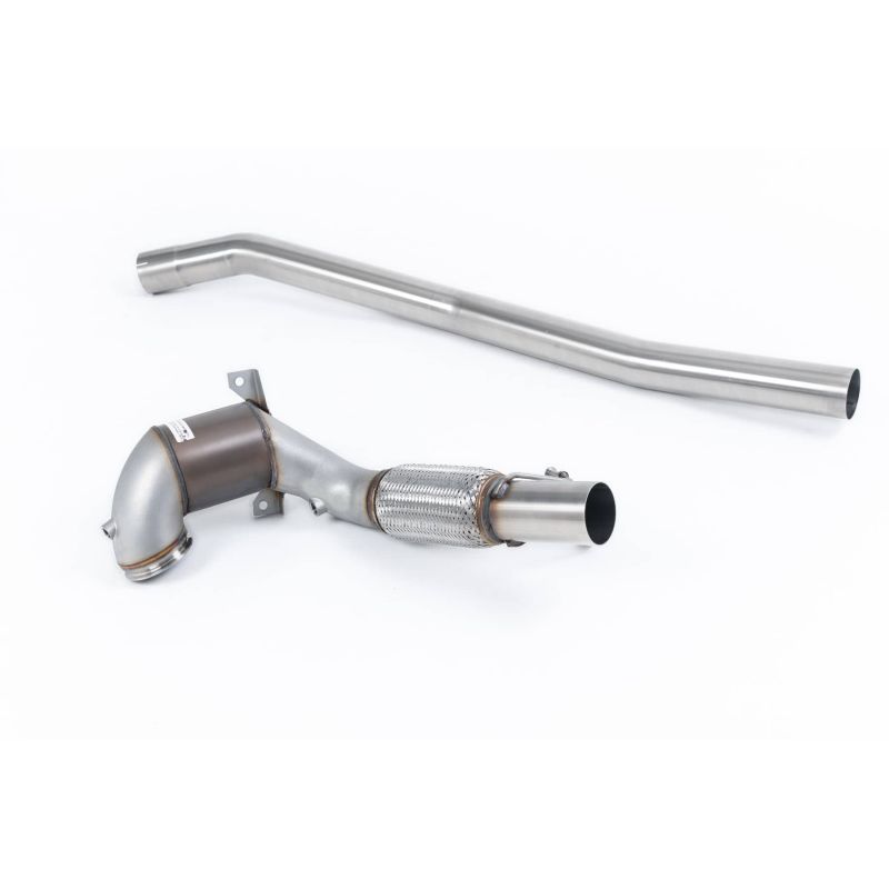 Descente de Turbo + Catalyseurs MILLTEK VW Golf 7 R 300Ch (Version 80 mm)(2014à2016)