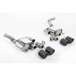 Silencieux arrière inox MILLTEK Porsche Macan 2.9 V6 GTS & Turbo(2019à+) Embout Carbone