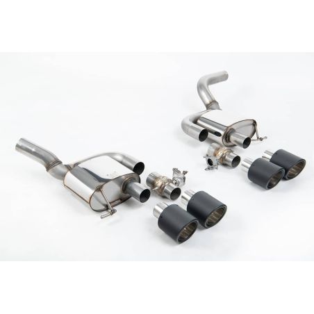 Silencieux arrière inox MILLTEK Porsche Macan 2.9 V6 GTS & Turbo(2019à+) Embout Carbone