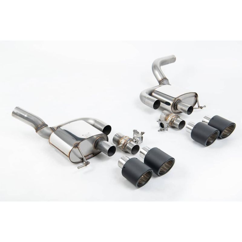 Silencieux arrière inox MILLTEK Porsche Macan 2.9 V6 GTS & Turbo(2019à+) Embout Carbone