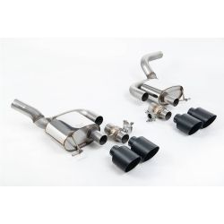 Silencieux arrière inox MILLTEK Porsche Macan 2.9 V6 GTS & Turbo(2019à+) Embout Noir