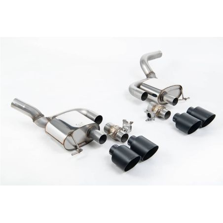 Silencieux arrière inox MILLTEK Porsche Macan 2.9 V6 GTS & Turbo(2019à+) Embout Noir