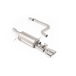 Ligne d'échappement FAP Back inox MILLTEK Ford Fiesta Mk8 ST 1.5 EcoBoost 200Ch (Avant 09/2020)(2018à2020) Embout Chrome