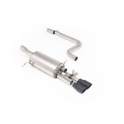 Ligne d'échappement FAP Back inox MILLTEK Ford Fiesta Mk8 ST 1.5 EcoBoost 200Ch (Avant 09/2020)(2018à2020) Embout Noir