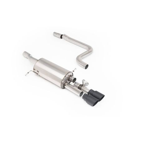 Ligne d'échappement FAP Back inox MILLTEK Ford Fiesta Mk8 ST 1.5 EcoBoost 200Ch (Avant 09/2020)(2018à2020) Embout Noir