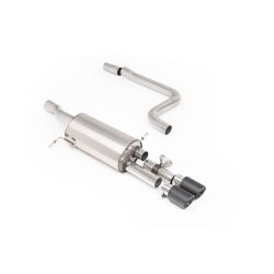 Ligne d'échappement FAP Back inox MILLTEK Ford Fiesta Mk8 ST 1.5 EcoBoost 200Ch (Avant 09/2020)(2018à2020) Embout Carbone