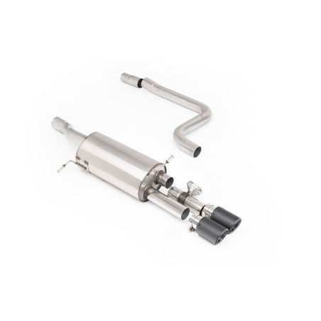 Ligne d'échappement FAP Back inox MILLTEK Ford Fiesta Mk8 ST 1.5 EcoBoost 200Ch (Avant 09/2020)(2018à2020) Embout Carbone