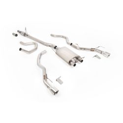 Ligne d'échappement inox MILLTEK pour FORD Ranger 2.3 Ecoboost PHEV Turbo T9 281Ch (2025+)(look Raptor) Embout Chrome