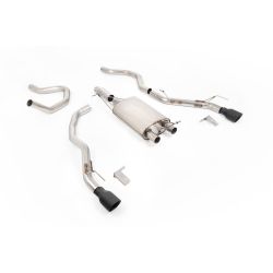 Silencieux d'échappement inox MILLTEK pour FORD Ranger 2.3 Ecoboost PHEV Turbo T9 281Ch (2025+)(look Raptor) Embout Noir