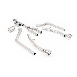 Ligne d'échappement inox MILLTEK pour DODGE RAM 1500 3.0 Twin Turbo REBEL SST (Hurricane Engine) (2025+) Embout Chrome