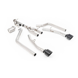 Ligne d'échappement inox MILLTEK pour DODGE RAM 1500 3.0 Twin Turbo REBEL SST (Hurricane Engine) (2025+) Embout Noir