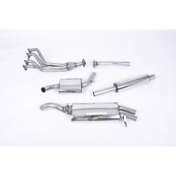 Ligne d'échappement Complète inox MILLTEK VW Golf 2 GTI 8v Mk2(1984à1992) Embout Chrome