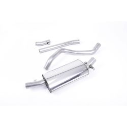 Ligne d'échappement inox MILLTEK VW Golf 1 Gti MK1(1976à1983) Embout Chrome