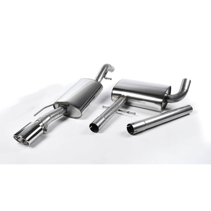 Ligne d'échappement Catback inox MILLTEK VW Corrado VR6(1988à1991) Embout Chrome