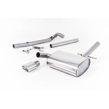 Ligne d'échappement Catback inox MILLTEK VW Corrado VR6(1988à1991) Embout Chrome