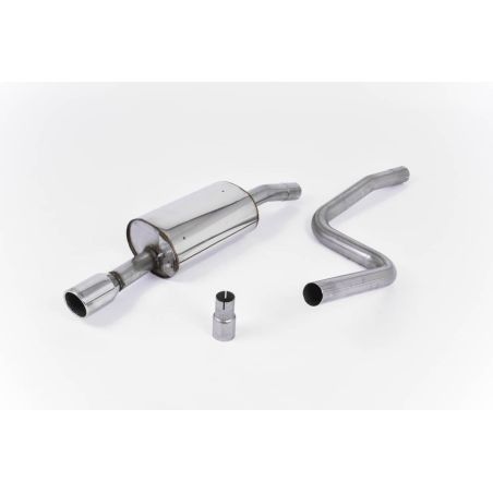 Ligne d'échappement Catback inox MILLTEK Ford Fiesta Mk6 Zetec-S 1.6 16v(2004à2008) Embout Chrome