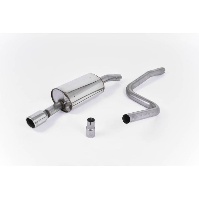 Ligne d'échappement Catback inox MILLTEK Ford Fiesta Mk6 Zetec-S 1.6 16v(2004à2008) Embout Chrome