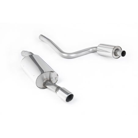 Ligne d'échappement Catback inox MILLTEK Ford Fiesta Mk6 ST 150(2005à2008) Embout Chrome