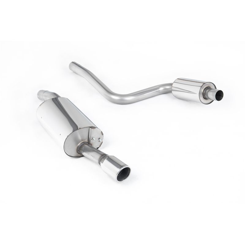 Ligne d'échappement Catback inox MILLTEK Ford Fiesta Mk6 ST 150(2005à2008) Embout Chrome