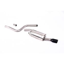 Ligne d'échappement Catback inox MILLTEK Ford Fiesta Mk6 Zetec-S 1.6 16v(2004à2008) Embout Noir