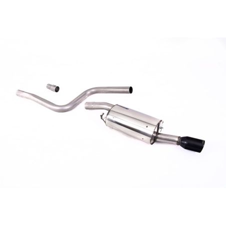 Ligne d'échappement Catback inox MILLTEK Ford Fiesta Mk6 Zetec-S 1.6 16v(2004à2008) Embout Noir