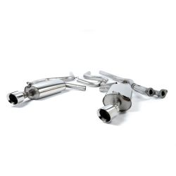 Ligne d'échappement Catback inox MILLTEK Ford Mondeo ST220 3.0 V6 Berline uniquement(2002à2007) Embout Chrome
