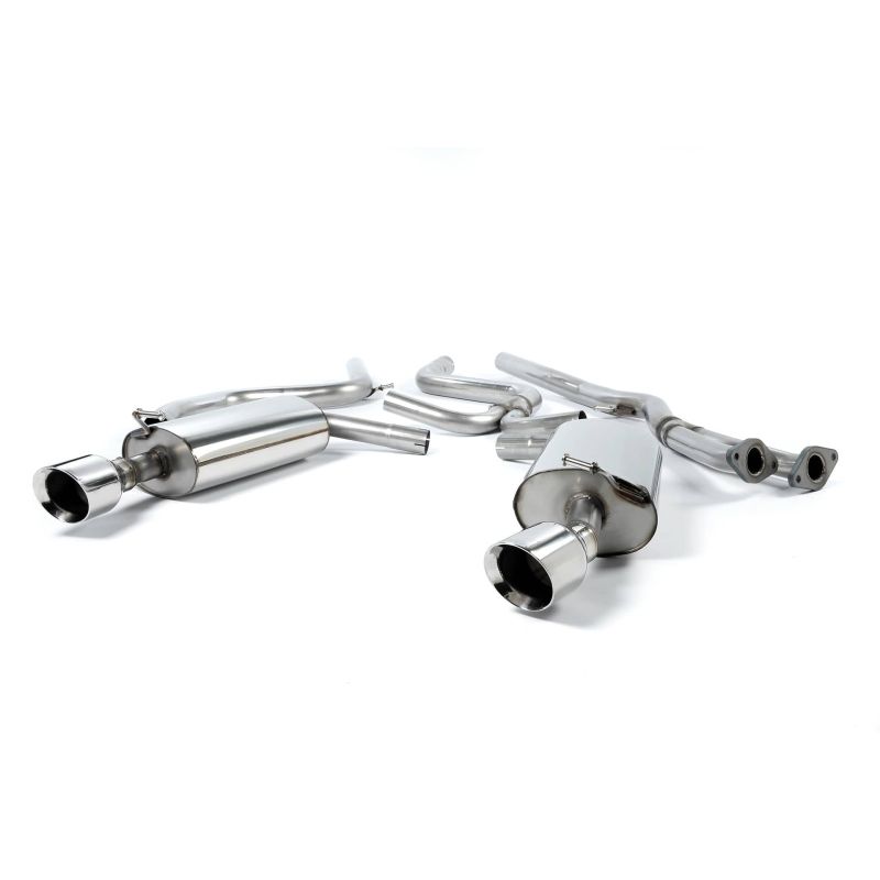 Ligne d'échappement Catback inox MILLTEK Ford Mondeo ST220 3.0 V6 Berline uniquement(2002à2007) Embout Chrome