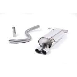 Ligne d'échappement Catback inox MILLTEK Ford Fiesta MK7 1.6-litre Duratec Ti-VCT et Zetec S(2008à2012) Embout Chrome