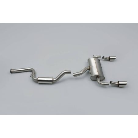 Ligne d'échappement Catback inox MILLTEK Ford Focus RS MK2 2.5T 305Ch(2009à2010) Embout Chrome