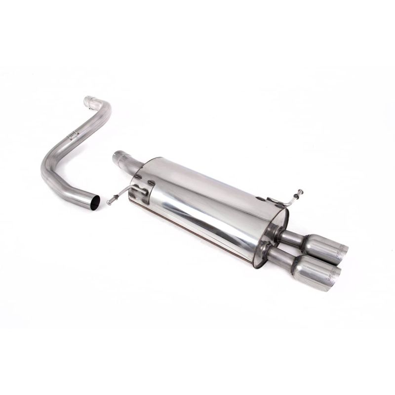 Ligne d'échappement Catback inox MILLTEK Ford Fiesta MK7 1.6-litre Duratec Ti-VCT et Zetec S(2008à2012) Embout Chrome