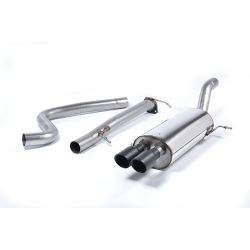 Ligne d'échappement Catback RACE inox MILLTEK Ford Fiesta Mk7/7.5 ST 1.6L EcoBoost 182Ch & ST200(2013à2017) Embout Noir