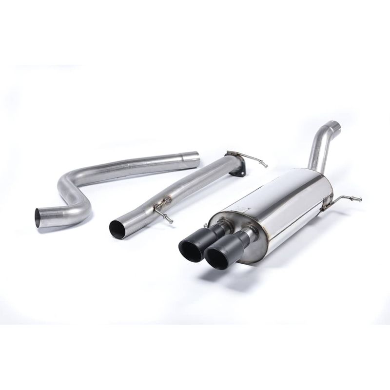 Ligne d'échappement Catback RACE inox MILLTEK Ford Fiesta Mk7/7.5 ST 1.6L EcoBoost 182Ch & ST200(2013à2017) Embout Noir