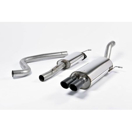 Ligne d'échappement Catback RACE inox MILLTEK Ford Fiesta Mk7/7.5 ST 1.6L EcoBoost 182Ch & ST200(2013à2017) Embout Noir