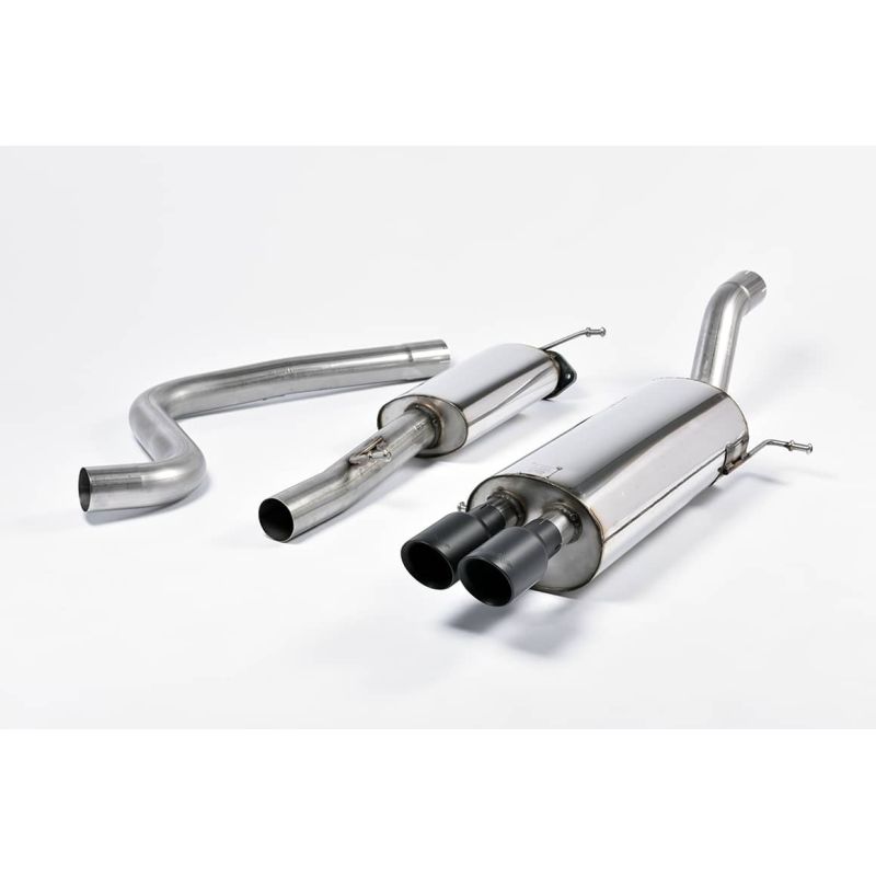 Ligne d'échappement Catback RACE inox MILLTEK Ford Fiesta Mk7/7.5 ST 1.6L EcoBoost 182Ch & ST200(2013à2017) Embout Noir