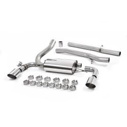 Ligne d'échappement Catback inox MILLTEK Ford Focus RS MK3 2.3l EcoBoost 5 Portes(2016à2018) Embout Chrome