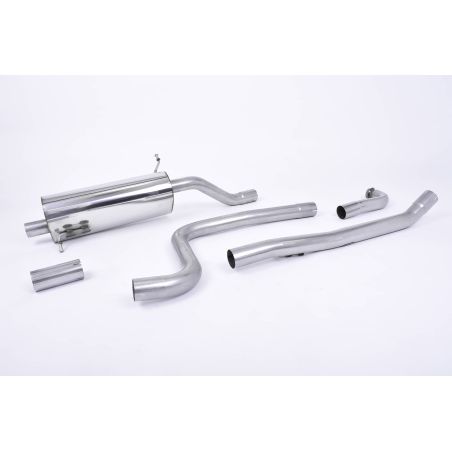 Ligne d'échappement Catback inox MILLTEK Ford Fiesta Mk8 1.0T EcoBoost ST-Line -Sans FAP(2017à2019) Embout Chrome